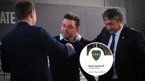 El primer tuit de Boca tras el anuncio de Gallardo sobre su salida de River.