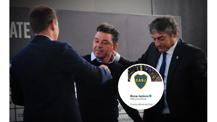El primer tuit de Boca tras el anuncio de Gallardo sobre su salida de River.