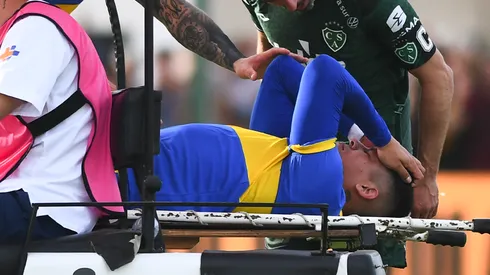 Marcos Rojo se retiró lesionado en la visita de Boca a Sarmiento
