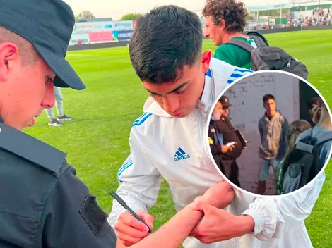 Insólito: se hizo pasar por policía para tener el autógrafo de Langoni