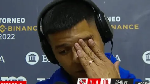 Durísimo: entre lágrimas, Rojo dejó una lapidaria frase sobre su lesión