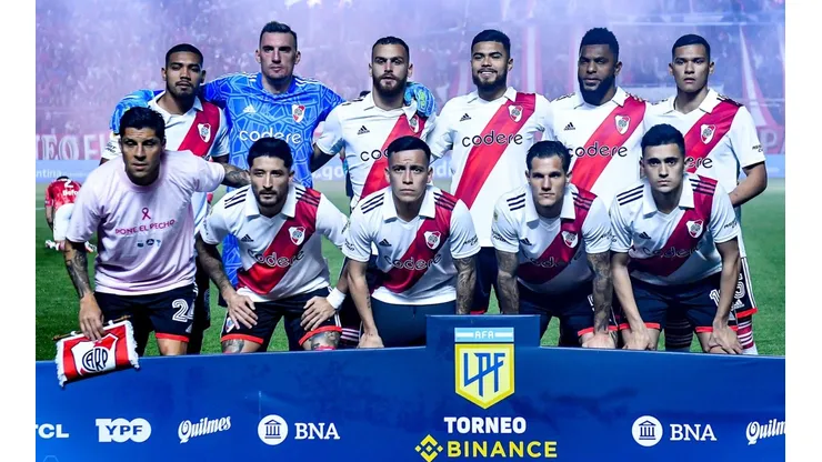 El once de River para la 25° fecha de la Liga Profesional.