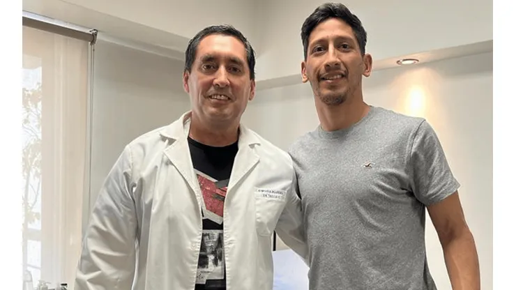 Aliendro y Carlos Trillo, el médico que lo operó.