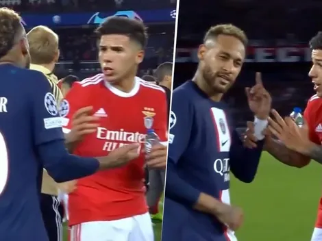 El picante posteo de Enzo Fernández tras el cruce con Neymar