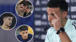 Scaloni y las lesiones antes del Mundial.