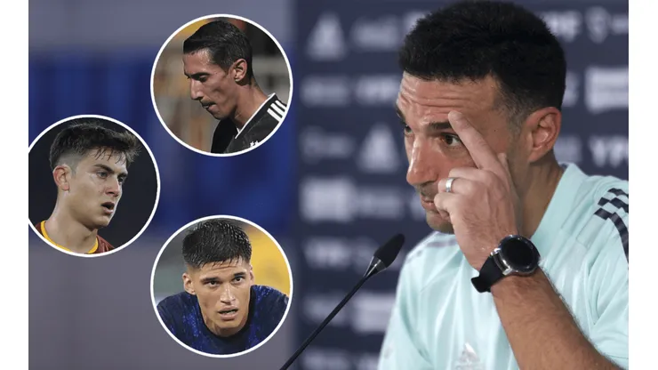 Scaloni y las lesiones antes del Mundial.