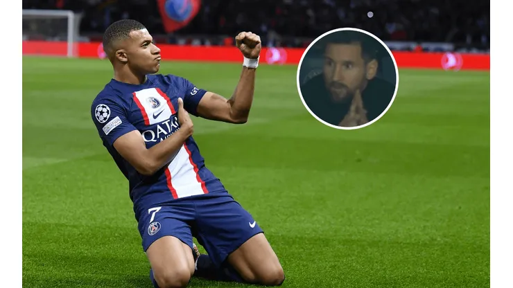 VIDEO | La reacción de Messi tras el gol de Mbappé ante Benfica