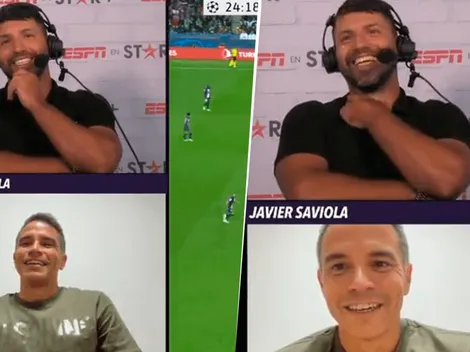 ¿Guiño a River? La confesión de Agüero a Saviola: "De chiquito..."