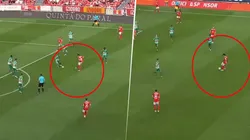 Enzo, clave en el triunfo de Benfica.