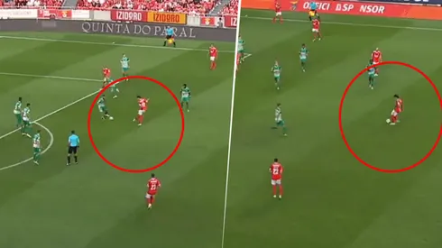 Enzo, clave en el triunfo de Benfica.