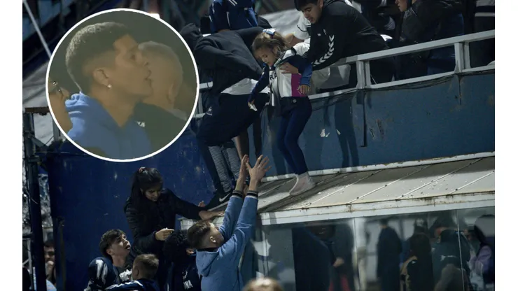 Rojo y un buen gesto con la gente de Gimnasia.