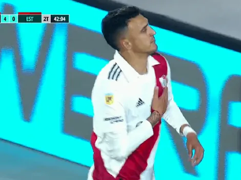 VIDEO | El gesto de Matías Suárez a los hinchas de River tras su gol