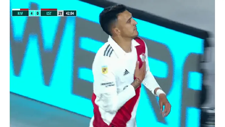 VIDEO | El gesto de Matías Suárez a los hinchas de River tras su gol