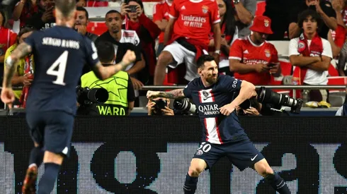 El terrible golazo de Messi que rompió el cero para PSG ante Benfica