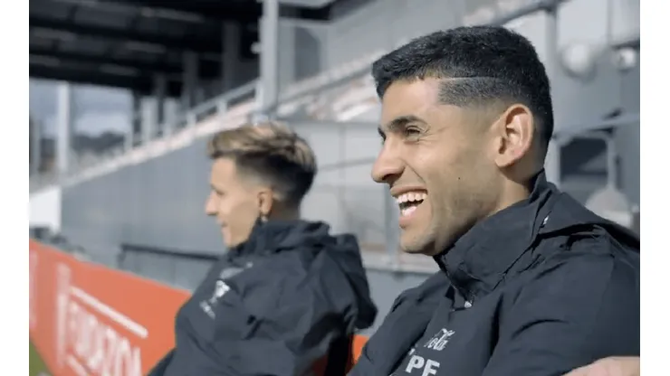Es viral: la graciosa charla entre Lisandro Martínez y Cuti Romero en la Selección