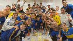Boca, unido tras el triunfo.