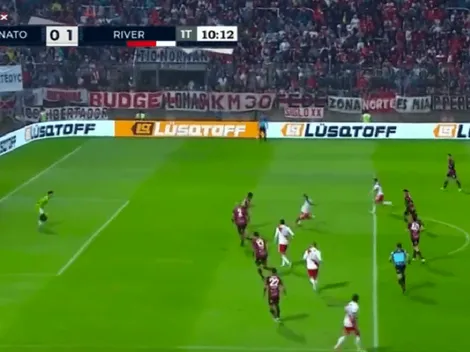 VIDEO | Zuculini puso en ventaja a River con un enorme gesto técnico