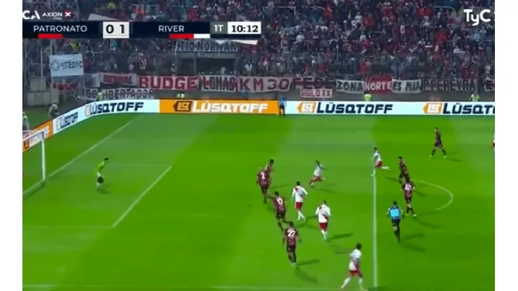 VIDEO | Zuculini puso en ventaja a River con un enorme gesto técnico