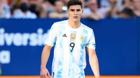 Hoy volvió a convertir: el increíble promedio de Julián Álvarez en 2022