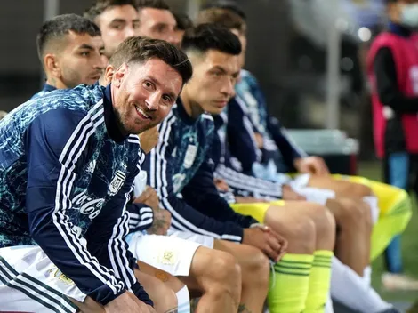 La última vez que Messi fue suplente en la Selección Argentina