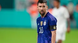 Messi, en duda para esta noche.