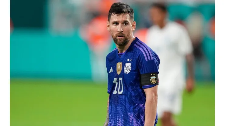 Messi, en duda para esta noche.