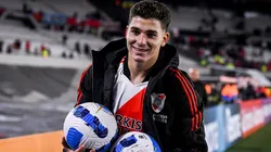 Julián Álvarez durante su etapa en River.