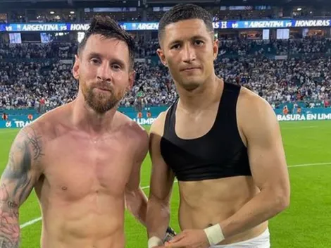 "De Honduras para el mundo": el posteo del jugador que le hizo marca personal a Messi