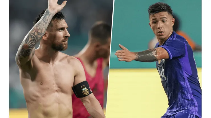 Elogio de Messi para Enzo.