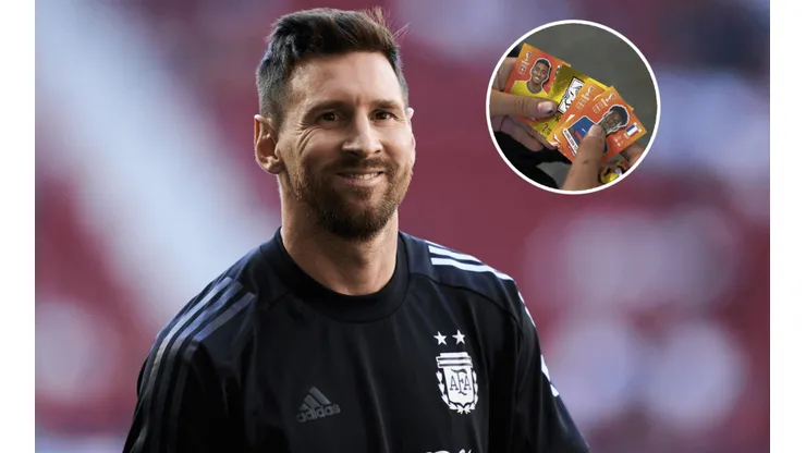 Messi habló del furor por las figuritas.