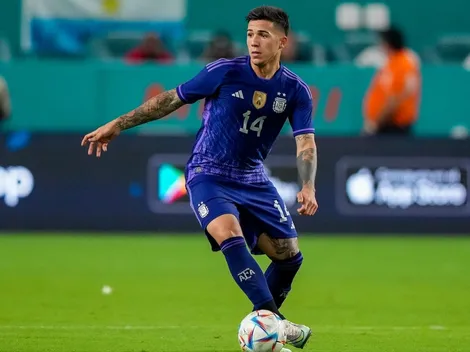 La emoción de Enzo Fernández tras su debut en la Selección: "Fue un sueño"