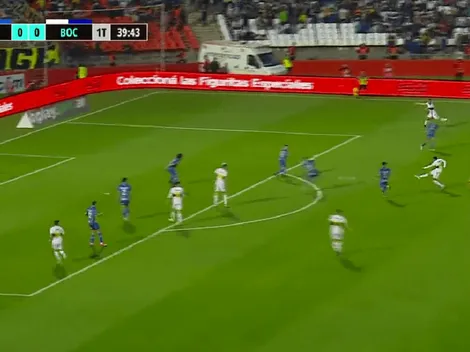 VIDEO | La carta de gol en Boca: Langoni sacó un zapatazo de afuera y se metió tras un rebote