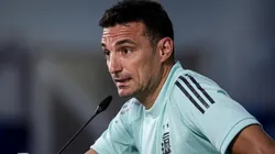 Scaloni y su molestia.