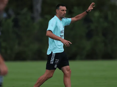 Con línea de 5: el inédito equipo que paró Scaloni pensando en Honduras