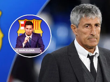 Quique Setién y una dura declaración de su paso por Barcelona: “De Messi...”