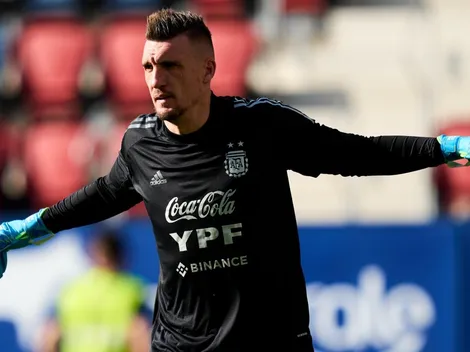 En River, atentos: Armani se entrenó diferenciado en la Selección Argentina