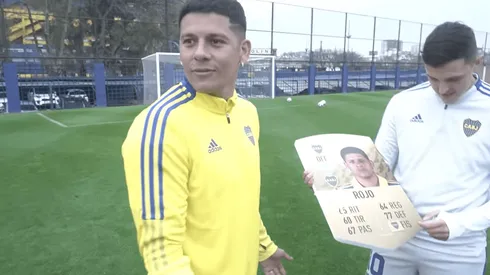 Rojo y su reacción a su carta de FIFA.