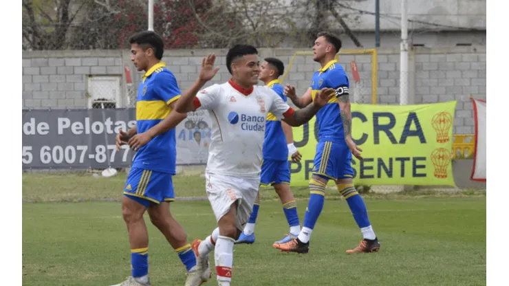 El tremendo invicto que perdió la Reserva de Boca. (Prensa Huracán)