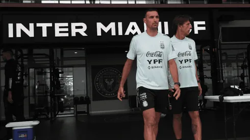 La visita estelar que recibió la Selección Argentina en Miami.