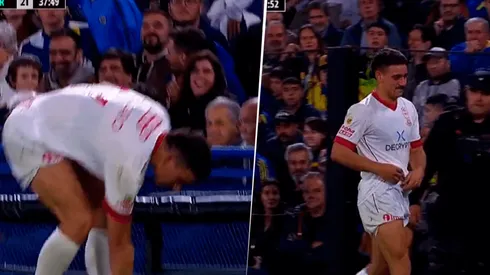 Se llevó un souvenir: el insólito gesto de Coccaro al salir del campo de juego de La Bombonera