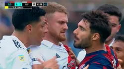 Lo que no se vio de la pelea entre Enzo Pérez y Cerutti en el triunfo de River sobre San Lorenzo