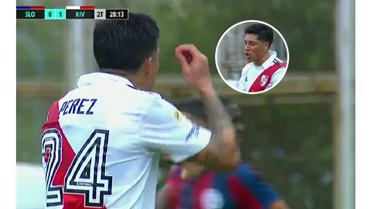 VIDEO | Le dijo de todo: Enzo Pérez explotó contra otro jugador de River en pleno partido