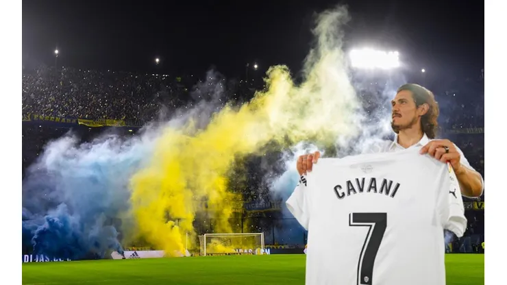 Cavani volvió a hablar de Boca y Riquelme.