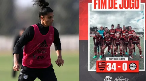 Soledad Jaimes hizo ¡diez goles en un partido! y su Flamengo ganó 34-0.