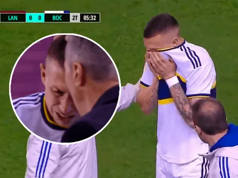 VIDEO | El llanto desconsolado de Briasco al salir lesionado en Boca