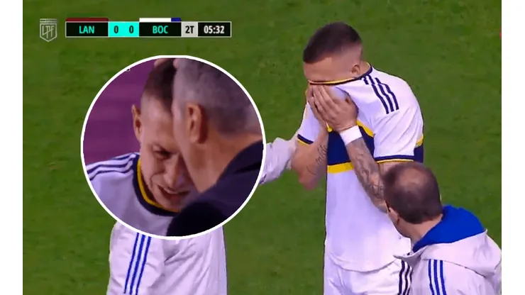 VIDEO | El llanto desconsolado de Briasco al salir lesionado en Boca