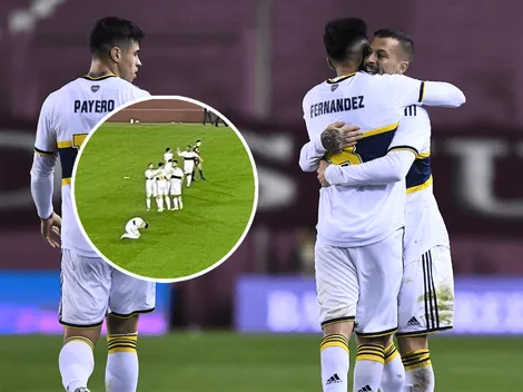 El jugador de Boca que se largó a llorar tras el triunfo contra Lanús