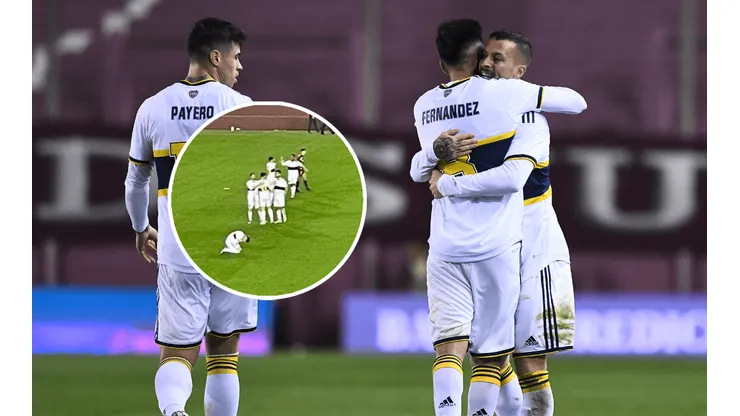 El jugador de Boca que se largó a llorar tras el triunfo contra Lanús