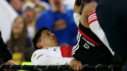 Aliendro sufrió una fractura en el malar tras el fuerte golpe en el Superclásico