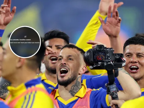 "Contenido sensible": el tuit de Boca para burlarse de River tras la victoria
